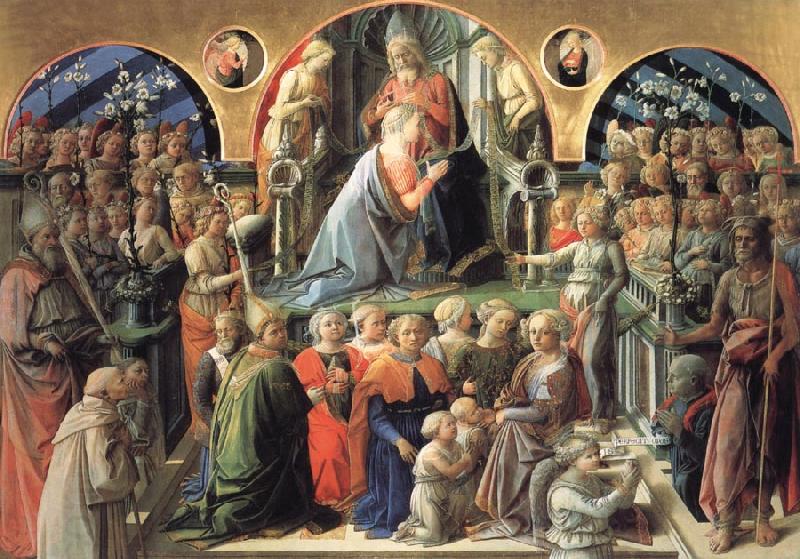 Fra Filippo Lippi The Coronation of the Virgin China oil painting art